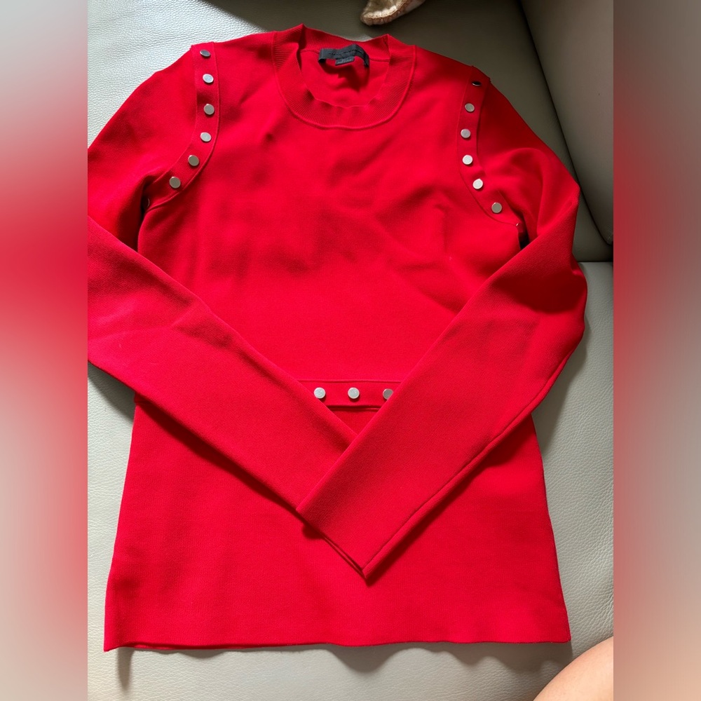 Alexander wang beautiful classic red knit top